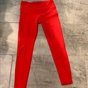 Glyder XS bright salmon full length leggings